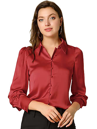 growther\u2019s Glanzende blouse sleutelbloem casual uitstraling Mode Blouses Glanzende blouses growther’s 