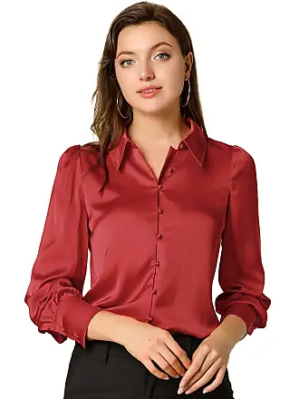 Red Women's Satin Blouses: Now up to −70%