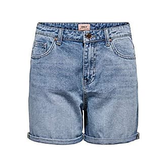 Shorts et bermudas Coton ONLY en coloris Bleu Femme Vêtements Shorts Shorts en jean et denim 