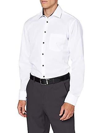 Seidensticker Kariertes Hemd mit Kent-Kragen und Einem Hohen Tragekomfort Regular Fit Langarm Camicia Formale Uomo