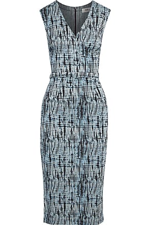 Diane Von Fürstenberg Diane Von Furstenberg Woman Anissa Wrap-effect Jacquard-knit Midi Dress Light Blue Size 2