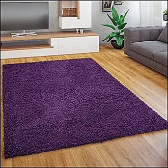 Teppich Farbintensiver Hochflorteppich Attraktives Farbspiel Violett 200x300cm 
