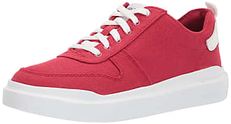 Cole Haan Womens Grandpro Rally Canvas Court Sneaker, Tango RED/Optic White Midsole/Black Logo, 9.5