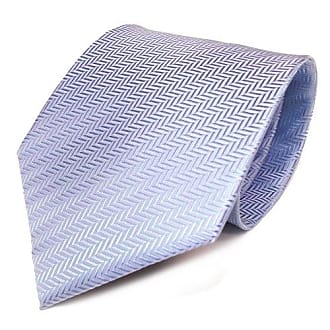 TigerTie Krawatte lila dunkellila weiß schwarz grau gestreift Binder Tie 