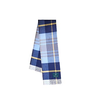 Mulberry Ombré Logo Merino Wool Scarf in Poplin Blue-Maple