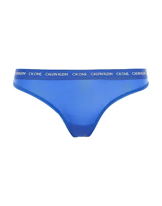 Calvin Klein CK mens blue cotton stretch G-string thong underwear