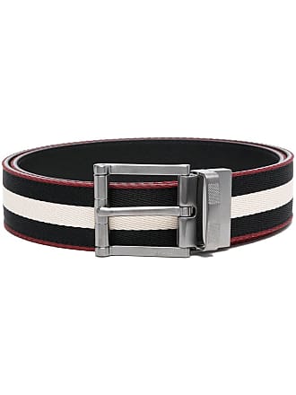 Bally B-chain Striped Belt in Black for Men Mens Accessories Belts 
