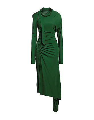 Victoria Beckham flap-pocket minidress - Green