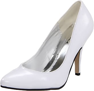 Ellie Shoes Womens 8400, White Patent, 5 M US