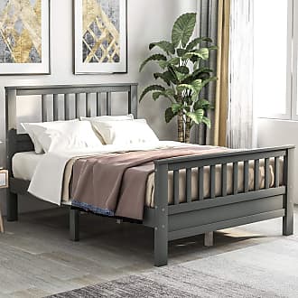 for Adults Kids Teenagers Merax Single Bed Frame Metal Bed Frame Solid 3ft large storage space with Headboard &Footboard Black 135 x 190 
