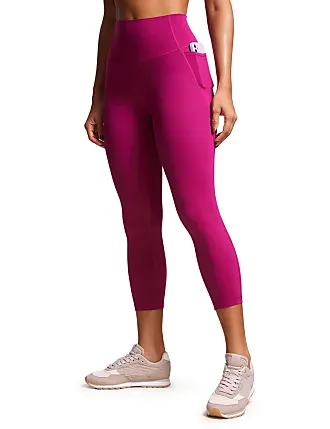 CRZ YOGA Womens Butterluxe Workout Yoga Capri Leggings 23 Inches - High  Waist Crop Pants with Pockets Buttery Soft Gym