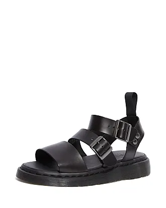 Gryphon Brando Black Leather Gladiator Sandals by Dr. Martens (Sale price!)