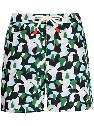 Dior Oblique Swim Shorts Deep Green Technical Fabric