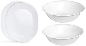 Winter Frost White 30-ounce Versa Meal Bowls, 4-pack