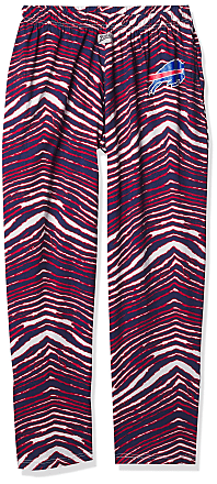 Zubaz Buffalo Bills Royal/Red Zebra Pants Size: Extra Large