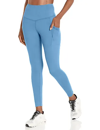 Danskin Women's Ultra High Legging Tight with Pockets (Teak Teal Blue,  XX-Large) 