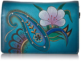  Anna by Anuschka womens Leather 1860 Wallet, trifold, Floral  Paradise Tan, 4 x 7.5 US : Clothing, Shoes & Jewelry