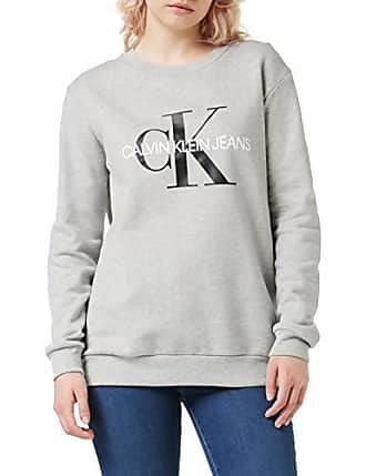 Mode Sweats Sweats à capuche Calvin Klein Jeans Sweat \u00e0 capuche gris clair mouchet\u00e9 style d\u00e9contract\u00e9 