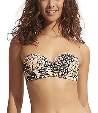 Seafolly Women's Goddess Bandeau Bikini Top, Black, 4 : Seafolly:  : Clothing, Shoes & Accessories