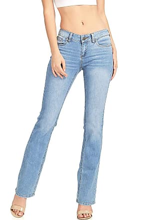 Wax Jean Women's 'Butt I Love You' High Rise Push Up Jeans -  Vintage-Inspired Exposed Button Skinny Denim, Light, 1 at  Women's  Jeans store