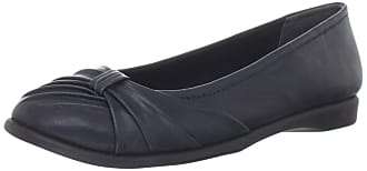 Easy Street Womens Giddy Ballet Flat,New Navy,6 M US