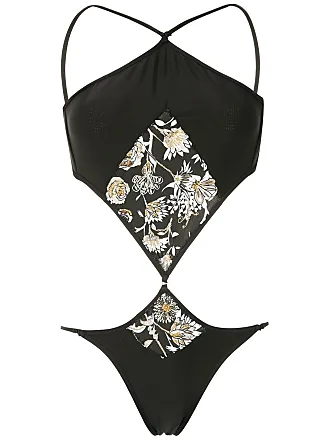Calvin Klein BLACK MORSE STRIPE Twist-Front One-Piece Swimsuit, US