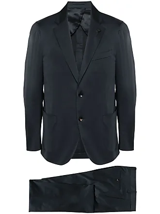 Lardini single-breasted wool suit - Blue