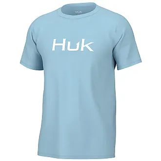 Buy HUK Men's Standard A1A Hoodie  Quick-Dry Performance Sweatshirt +30  UPF, Blue Fog, Small at