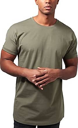 Herren Oversize Camouflage T-Shirt Oval Longshirt Longtee Longline Clubwear NEU