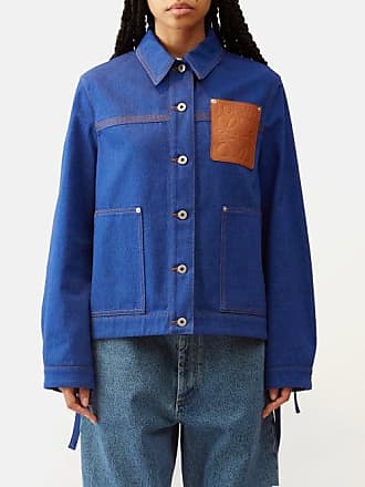 LOEWE Padded Denim Jacket - Indigo Blue