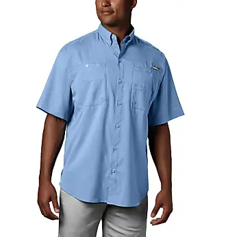Columbia Men's PFG Skiff Guide Woven Short Sleeve Fishing Shirt