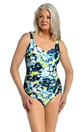 Lucky Brand Women's Paisley Poolside Charm Halter Top Swimsuit Blue Size  Medium