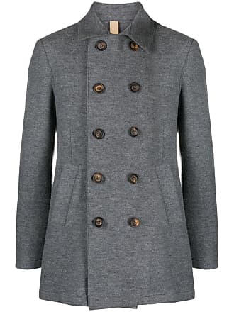 Eleventy mélange-effect hooded blazer - Grey