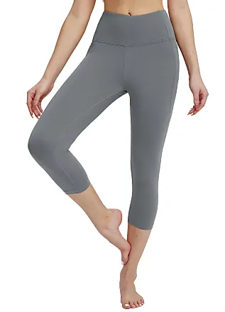 BALEAF Women's Capri Leggings with Pockets Knee Length Capris Yoga Workout  Exercise Capri Pants for Casual Summer Black XS at  Women's Clothing  store