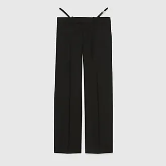 Gucci Cotton High-Waist Trousers, Brand Size 48 (Waist Size 34 ) in White