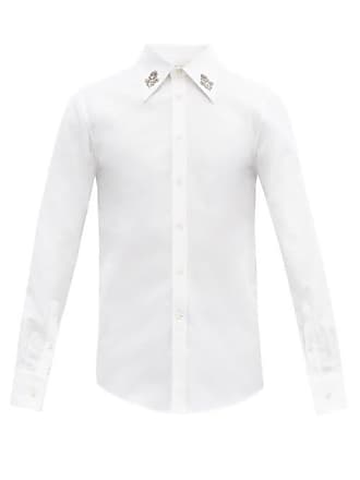 alexander mcqueen buckle shirt