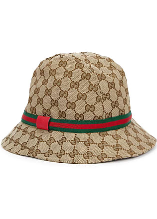 Black GG Canvas Bucket Hat With Double G