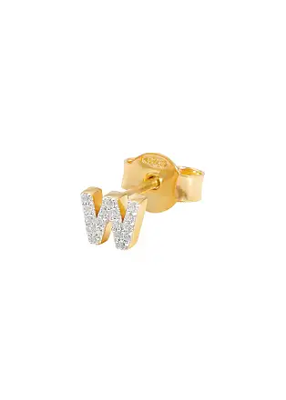 18kt gold DASHA small diamond cuff earring