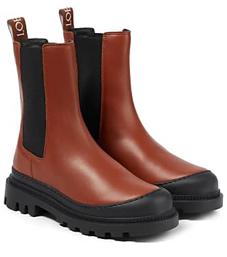 人気商品超目玉 目玉商品 お値下げ！LOEWE CHELSEA BOOT KHAKI BROWN