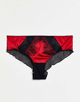 Ann Summers Charlotte Briefs Black & Red Size 20 NWT
