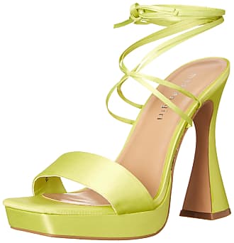 Madden Girl Womens Zorra Heeled Sandal, Lime, 6.5