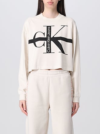Calvin Klein JeansCalvin Klein Jeans Badge Short Sweater Femme Marque  