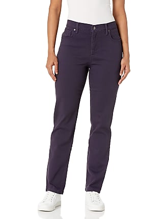 Gloria Vanderbilt Womens Amanda Taper Jeans, Majestic Purple, 10 Short