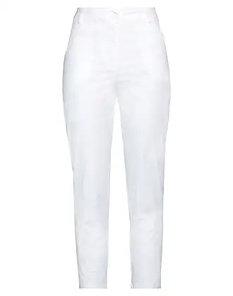 White High-Waisted Pants: Shop up to −90%