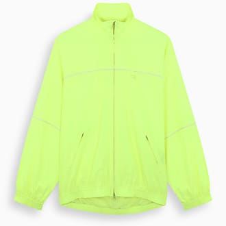 balenciaga denim jacket yellow