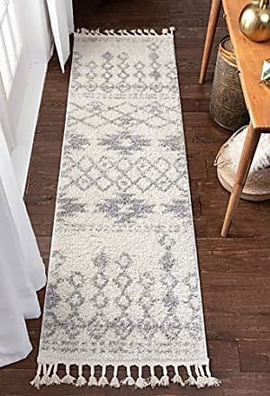 Well Woven Eugene Blue Oriental Medallion Non-Slip Runner Rug 2x7