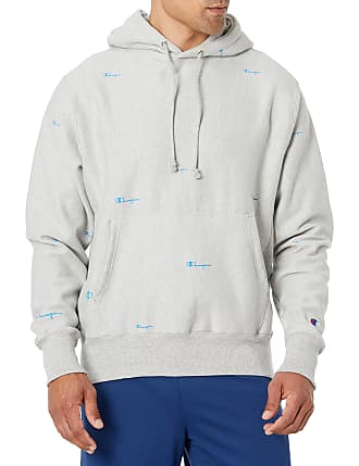 champion light blue moletom com capuz mens