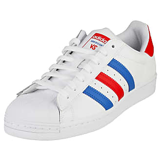 adidas trainers blue and red