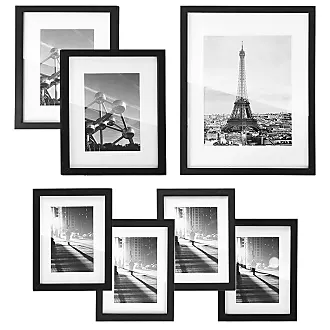 SONGMICS Collage Picture Frames, 4x6 Picture Frames Collage for Wall Decor,  Set of 10, Multi Photo Frames Collage for Gallery, Glass Front, Assembly