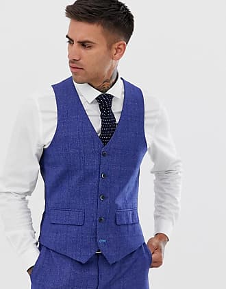 light blue suit vest